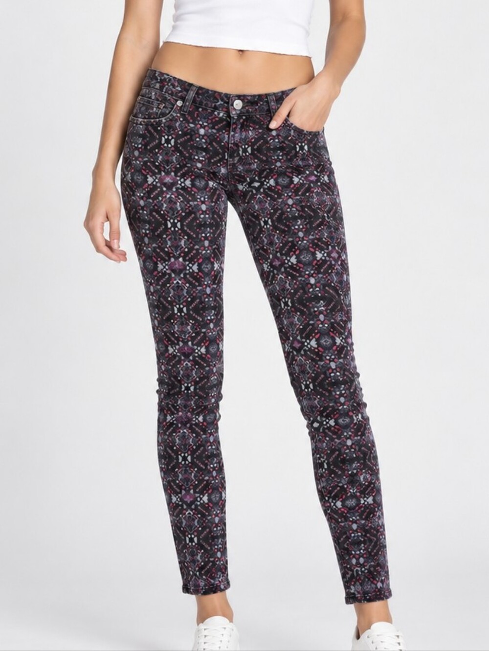 Free People Velvety Geometric Pant